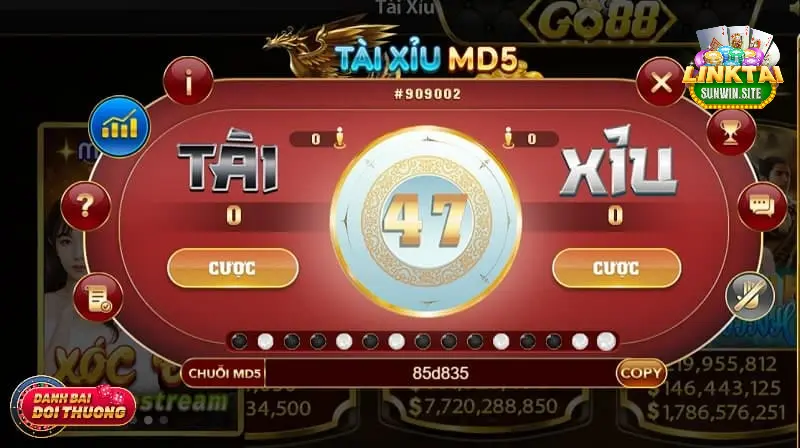 Cách chơi game tài xỉu MD5 tại rất dễ hiểu