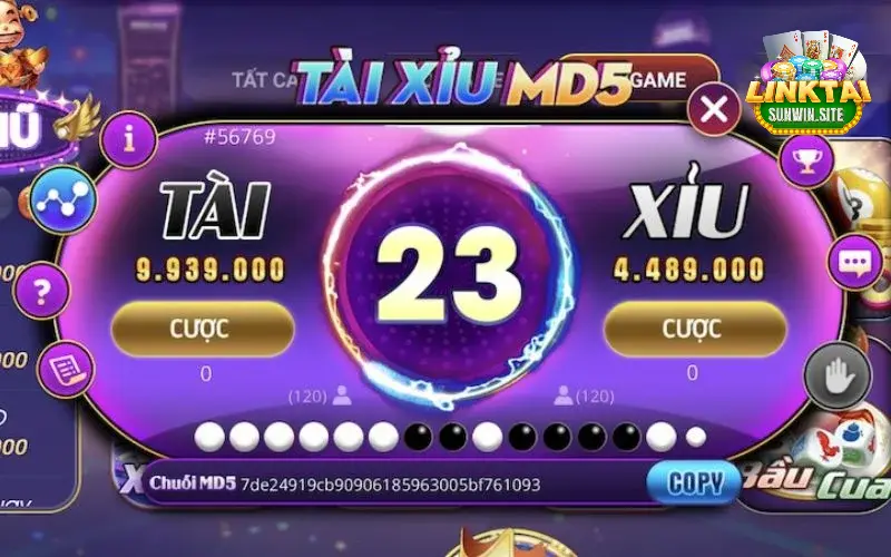 Game tài xỉu MD5 tại Sunwin vô cùng hấp dẫn