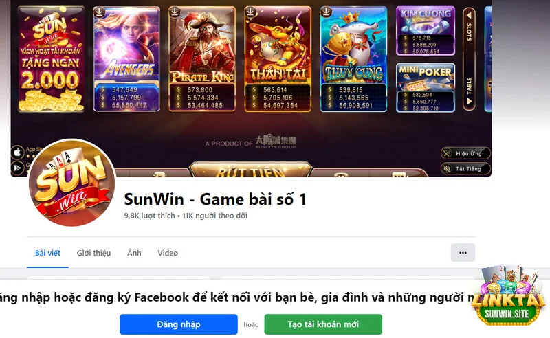 Giftcode ngẫu nhiên đổi tiền mặt nhận từ fanpage Sunwin