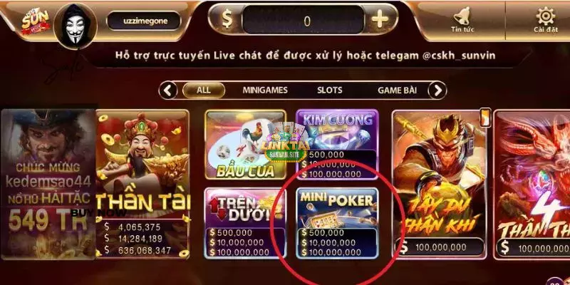 Poker Sunwin được nhiều người chơi yêu thích