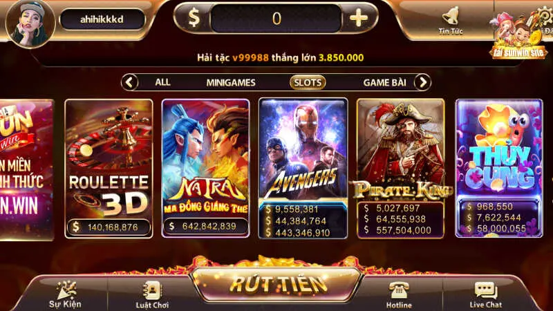 Slot sunwin nổ hũ thắng jackpot mỗi ngày