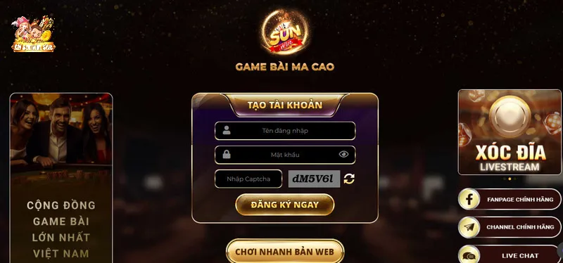 Đăng ký tài khoản chơi blackjack sunwin